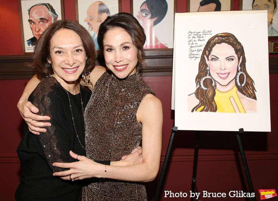 Photos: CHICAGO's Bianca Marroquín Receives Sardi's Caricature Image
