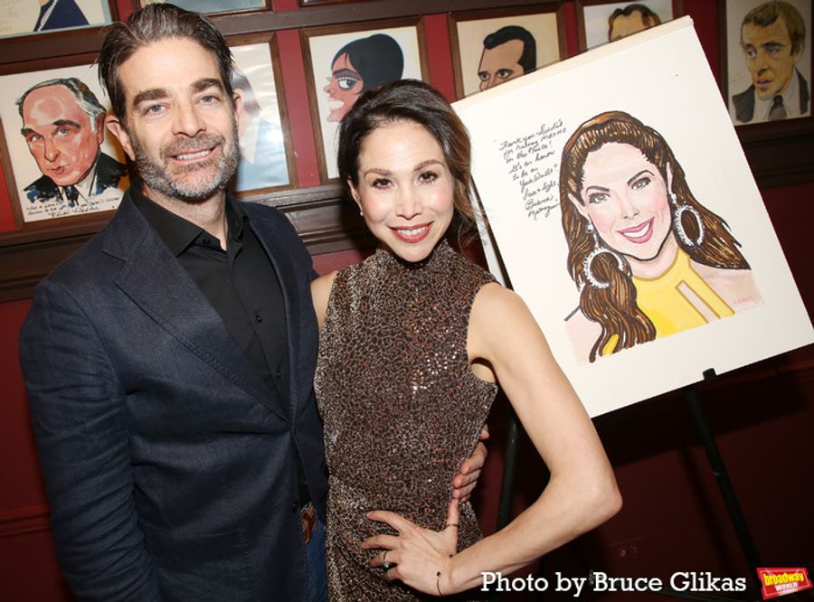 Photos: CHICAGO's Bianca Marroquín Receives Sardi's Caricature Image