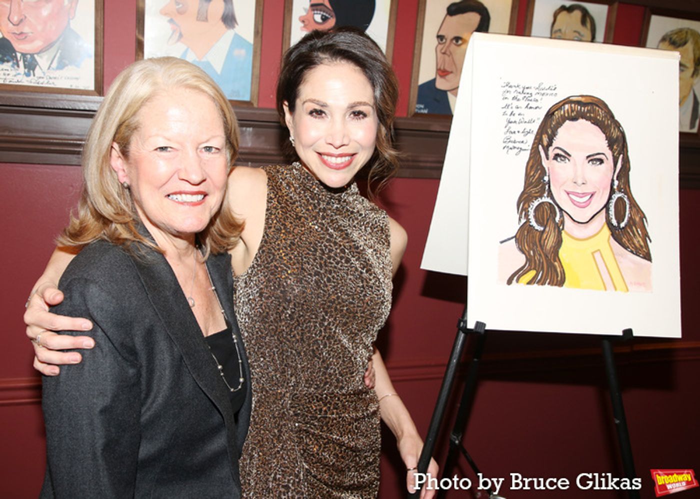Photos: CHICAGO's Bianca Marroquín Receives Sardi's Caricature Photos: CHICAGO's Bianca Marroquín Receives Sardi's Caricature Image