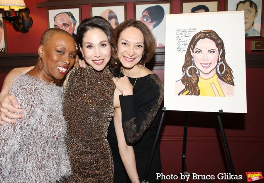 Photos: CHICAGO's Bianca Marroquín Receives Sardi's Caricature Image