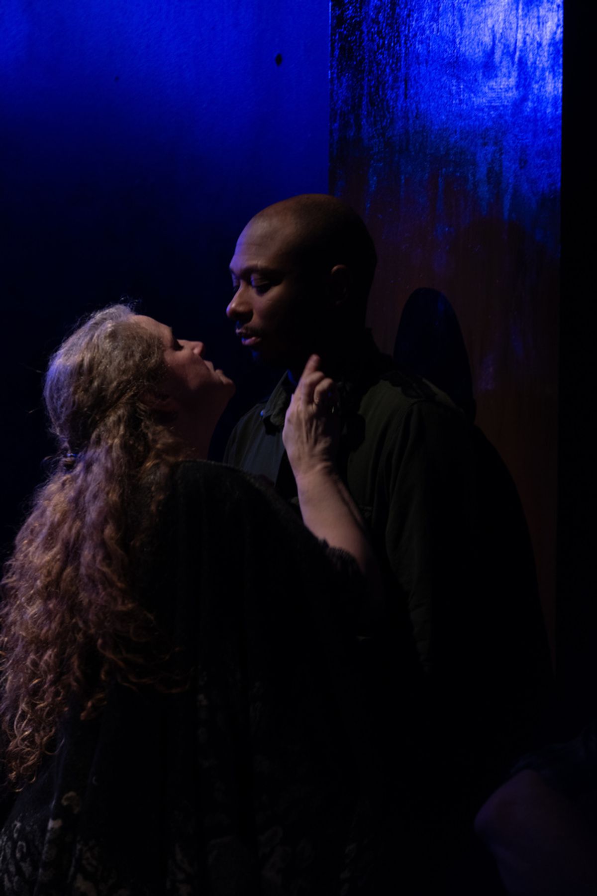 Laura Sturm (Tamora) and James Lewis (Aaron) at 