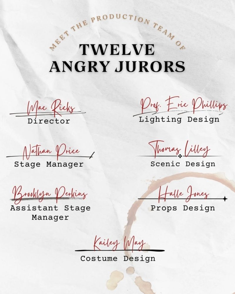 Review: TWELVE ANGRY JURORS at Ouachita Baptist University Verser Theatre Review: TWELVE ANGRY JURORS at Ouachita Baptist University Verser Theatre Image
