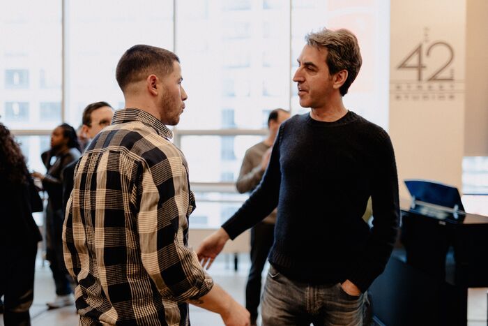 First Look at Nick Jonas and Adrienne Warren in THE LAST FIVE YEARS Broadway Rehearsals  Image