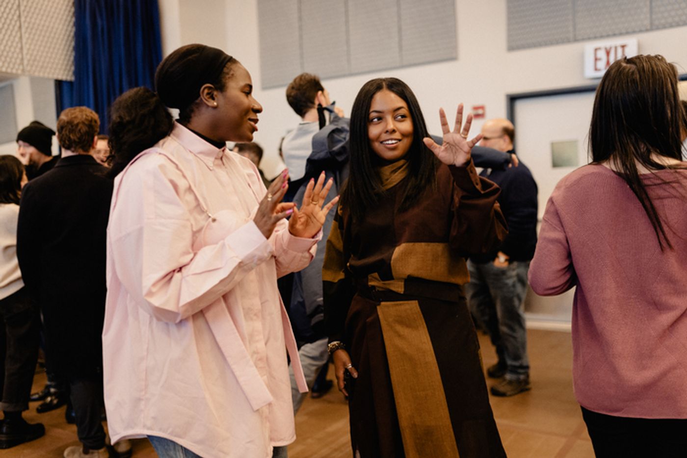 First Look at Nick Jonas and Adrienne Warren in THE LAST FIVE YEARS Broadway Rehearsals  Image