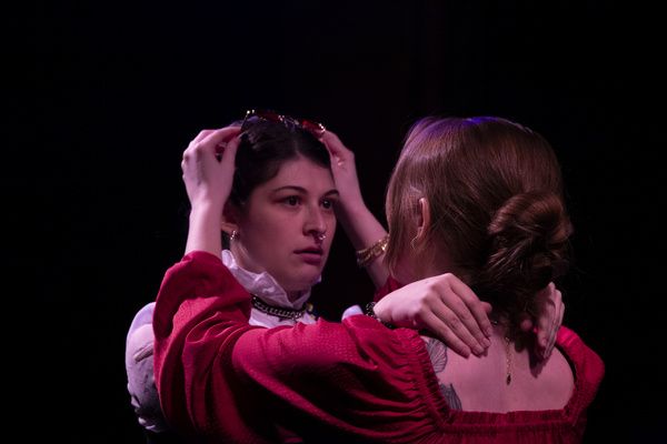 Bre Tomey as Emily D- and Zoe Dean as Tiffany Photo