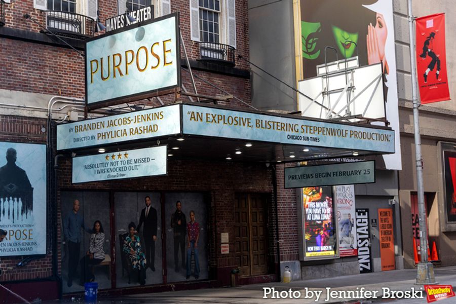 Up on the Marquee: PURPOSE Image