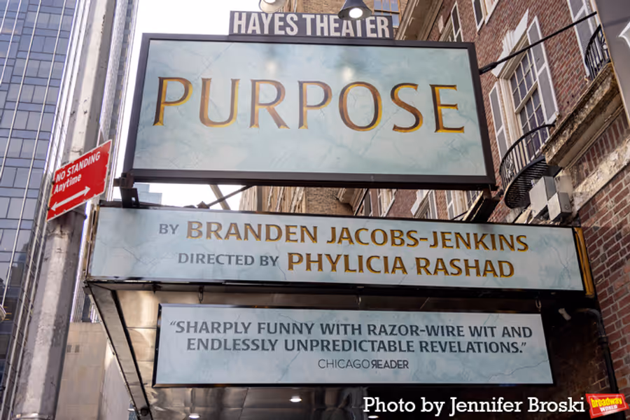 Up on the Marquee: PURPOSE Image