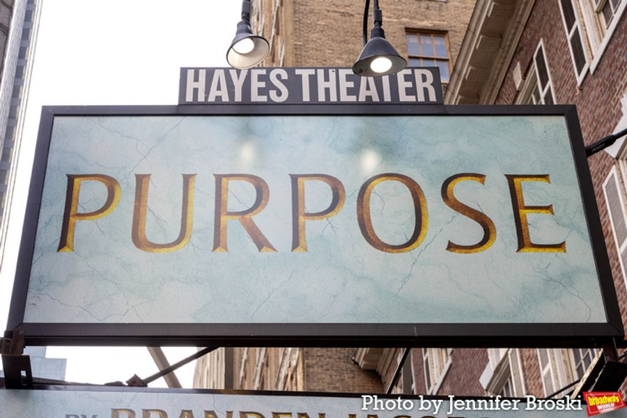 Up on the Marquee: PURPOSE Image