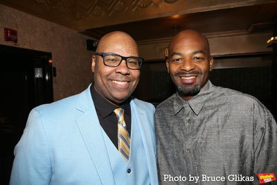 James Monroe Iglehart and Brandon Victor Dixon Photo