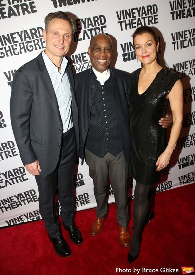 Tony Goldwyn, Joe Morton and Bellamy Young Photo
