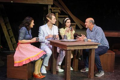 Robyn Roth, Ben Raanan, Bethany Koulias and Scott Mosensen  Photo by John Dlugolecki Photo