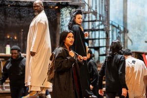 Chris Jarman, Desmonda Cathabel, Victoria Hamilton-Barritt Photo