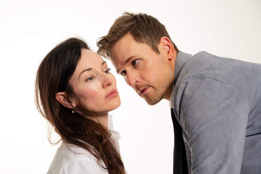 Photos: Elizabeth A. Davis & Dan Amboyer in MAYBE TOMORROW Off-Broadway Image