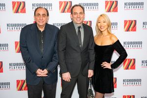 R.L. Stine, Matt Stine, Helen Park Photo