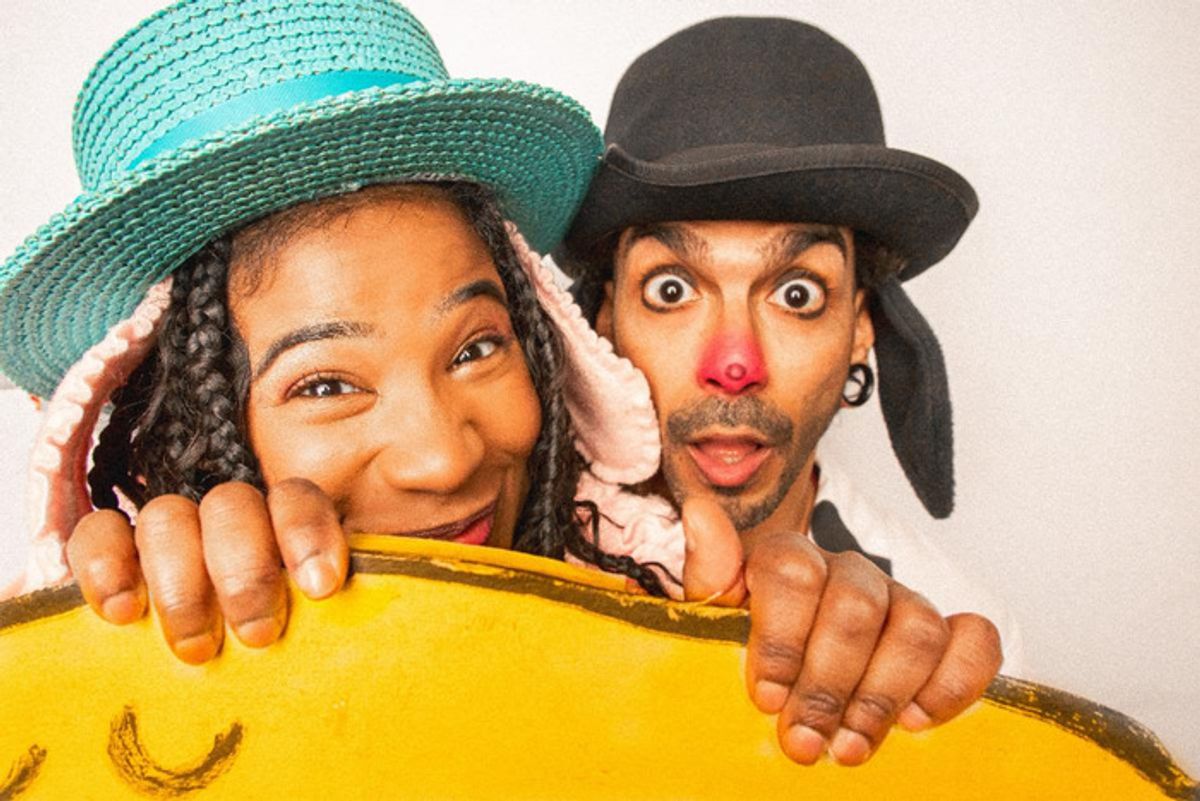 Melanie Brezill, Jean Carlos Claudio at 