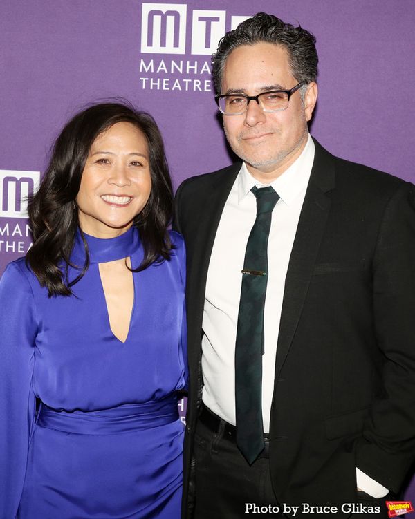 May Adrales and Rajiv Joseph  Photo