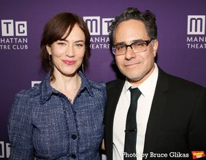 Maggie Siff and Rajiv Joseph  Photo