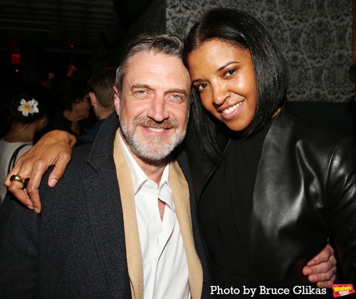Raul Esparza and Renee Elise Goldsberry  at 