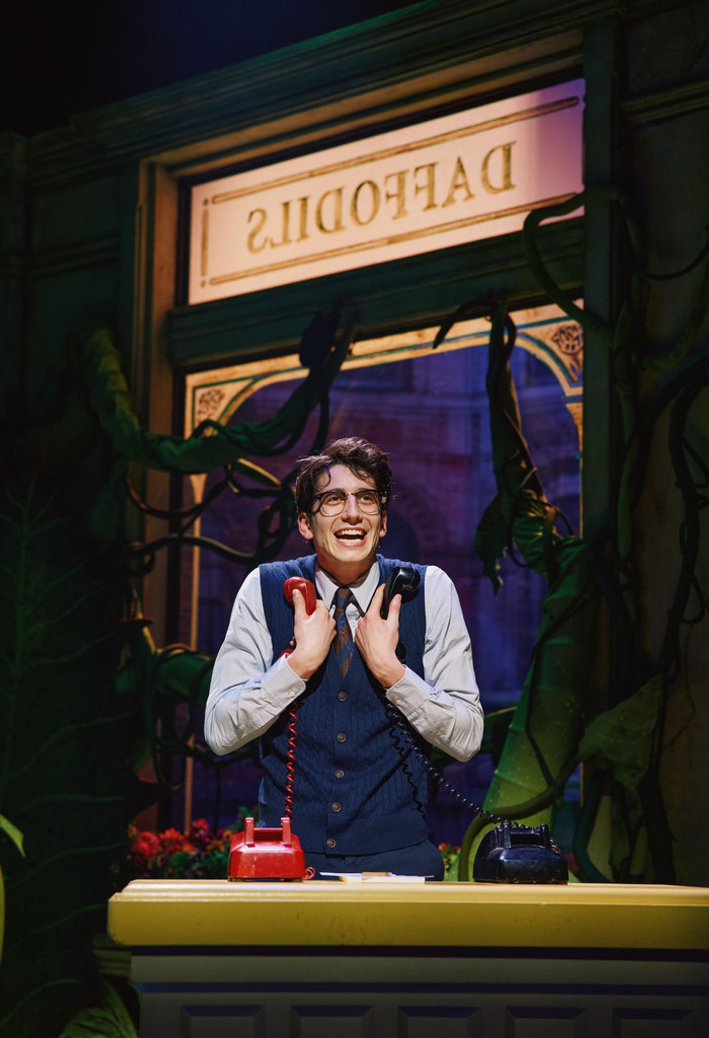 Exclusive Photos: Elizabeth Gillies & Milo Manheim Shine in LITTLE SHOP OF HORRORS Off-Broadway  Image