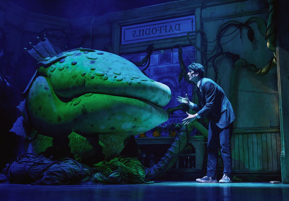 Audrey II and Milo Manheim at 