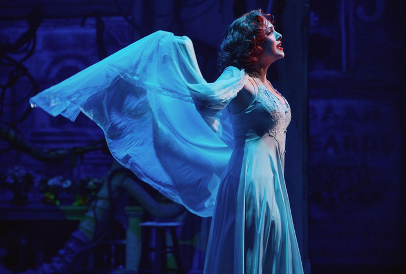 Exclusive Photos: Elizabeth Gillies & Milo Manheim Shine in LITTLE SHOP OF HORRORS Off-Broadway  Image