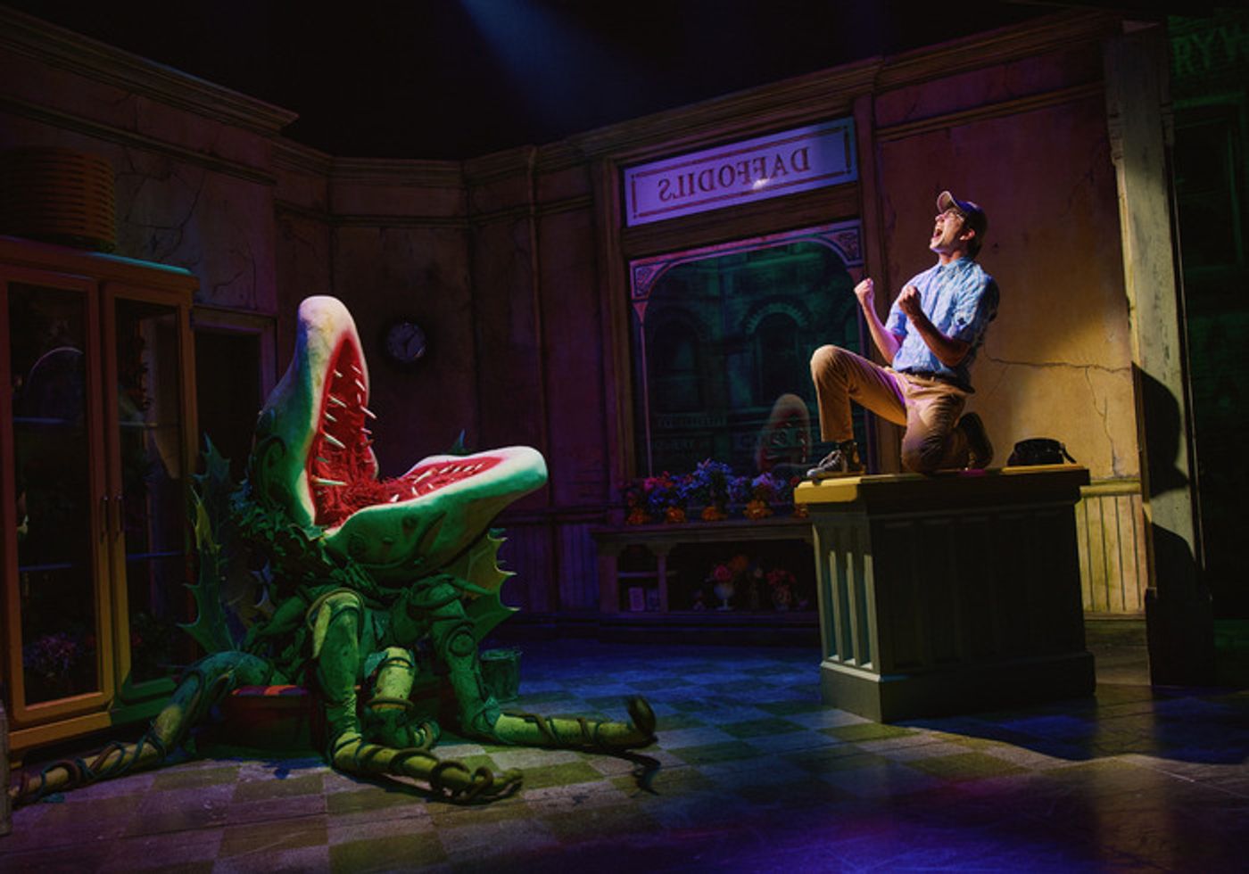 Exclusive Photos: Elizabeth Gillies & Milo Manheim Shine in LITTLE SHOP OF HORRORS Off-Broadway  Image