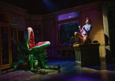 Audrey II and Milo Manheim Photo