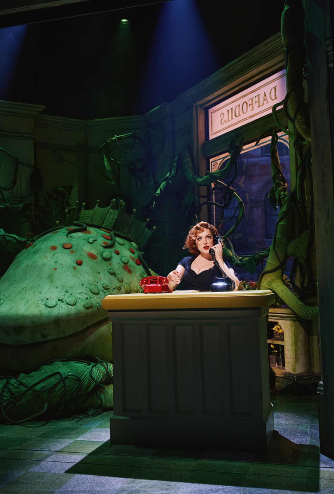 Exclusive Photos: Elizabeth Gillies & Milo Manheim Shine in LITTLE SHOP OF HORRORS Off-Broadway  Image