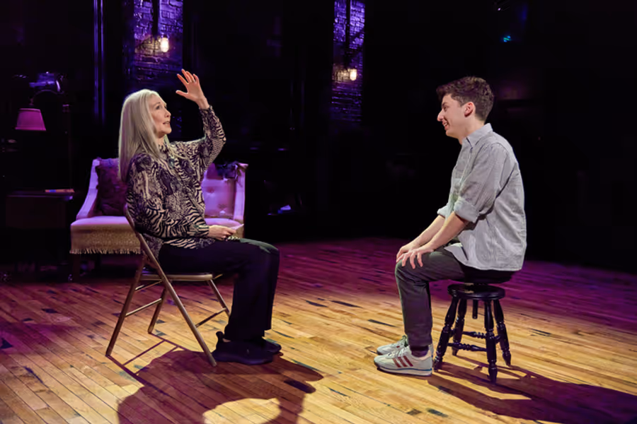 Photos: Andrew Barth Feldman and Joanna Gleason in WE HAD A WORLD Image