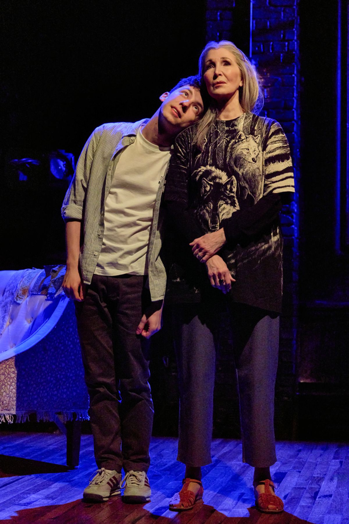 Andrew Barth Feldman and Joanna Gleason at 