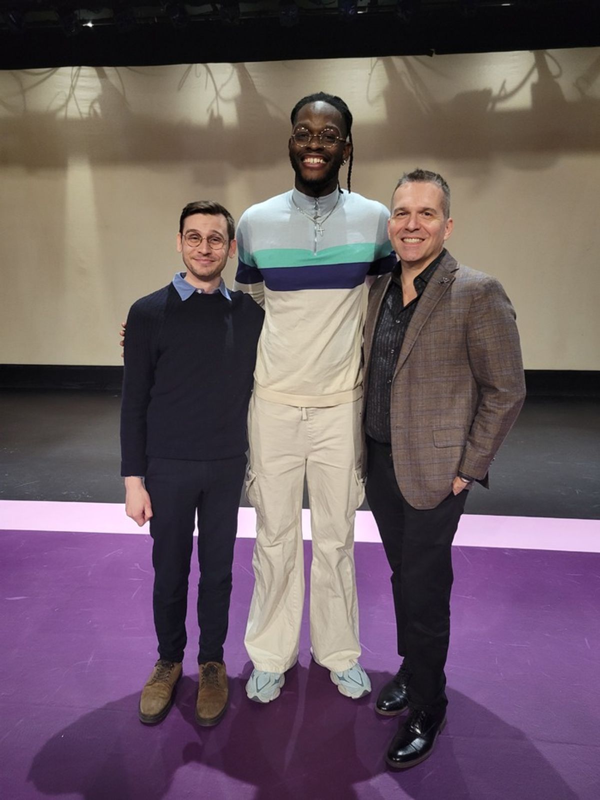 Joseph Hayward, Irvin Mason, Jr. Jim Kierstead at 