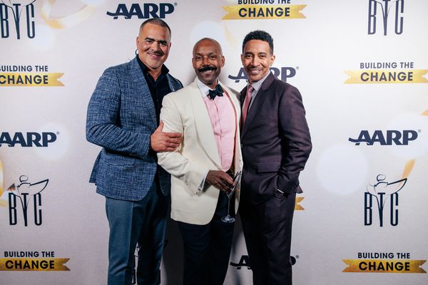 Christopher Jackson, T. Oliver Reid and guest  Photo