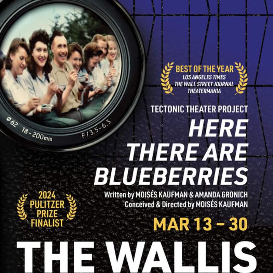 Interview: Scott Barrow of HERE THERE ARE BLUEBERRIES at The Wallis Image