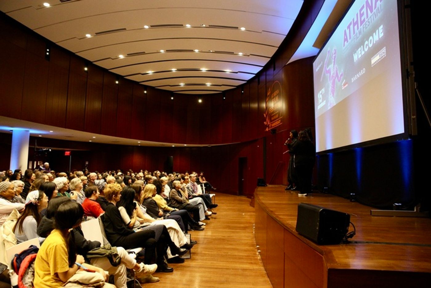 Photos: Renée Elise Goldsberry Attends Athena Film Festival for SATISFIED Screening  Image
