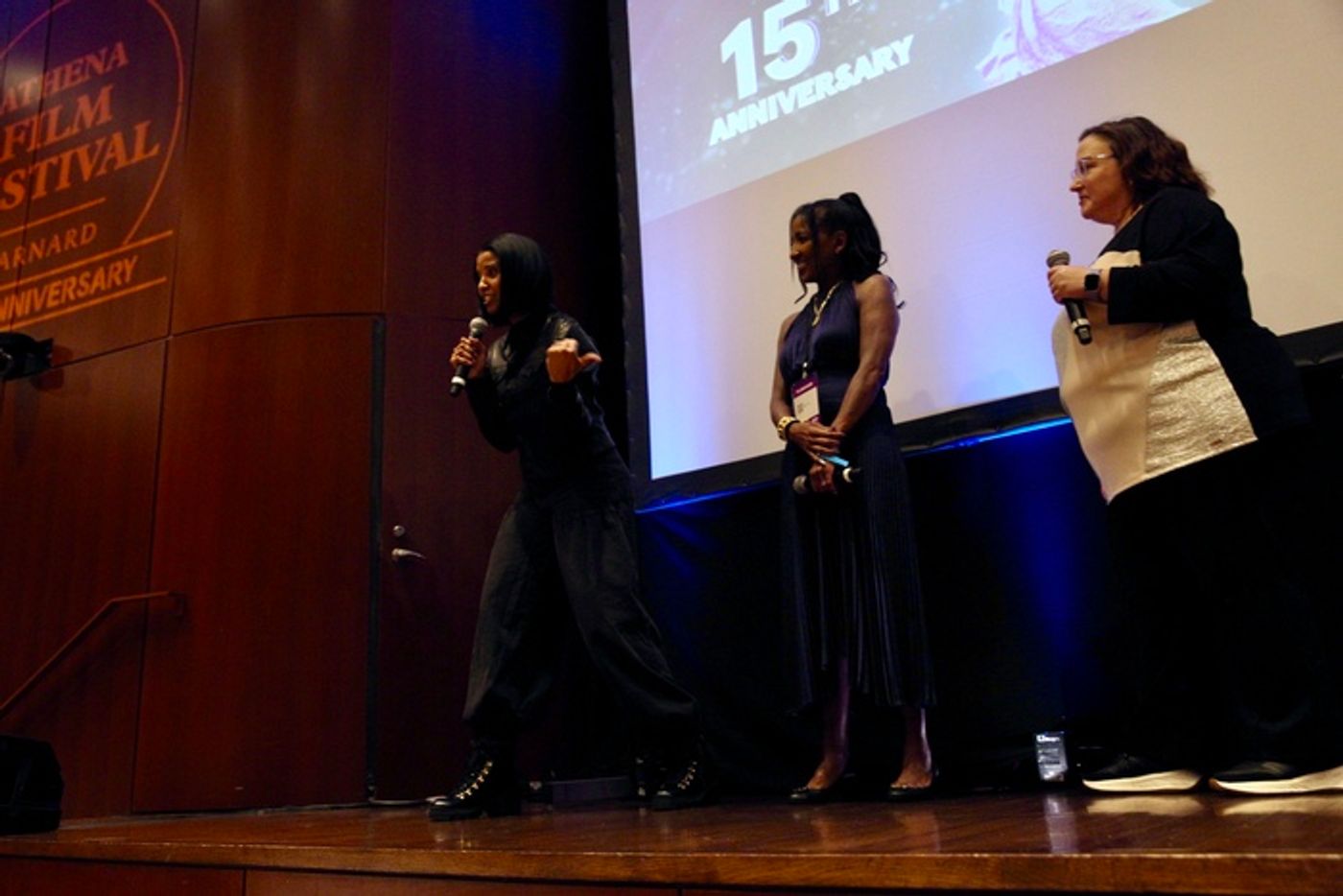 Photos: Renée Elise Goldsberry Attends Athena Film Festival for SATISFIED Screening  Image