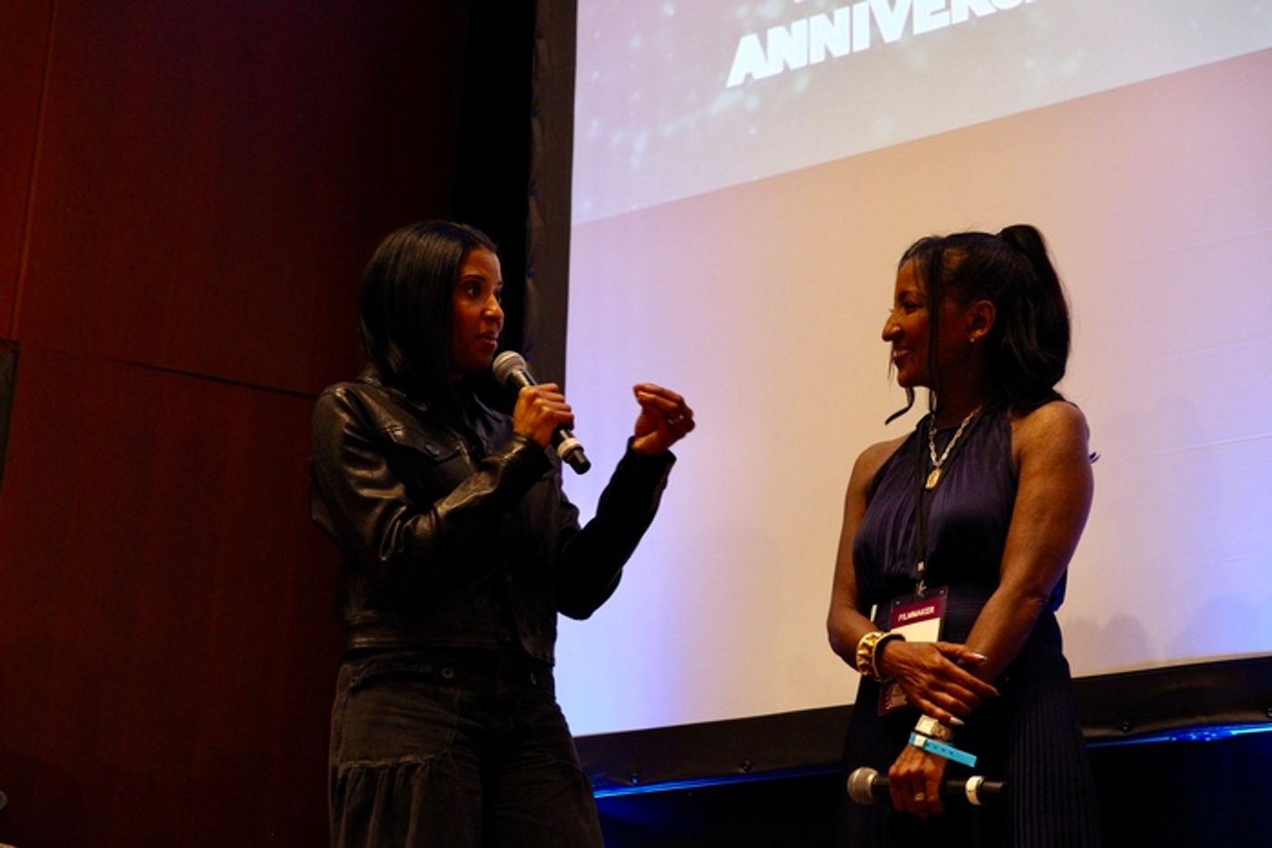 Photos: Renée Elise Goldsberry Attends Athena Film Festival for SATISFIED Screening  Image
