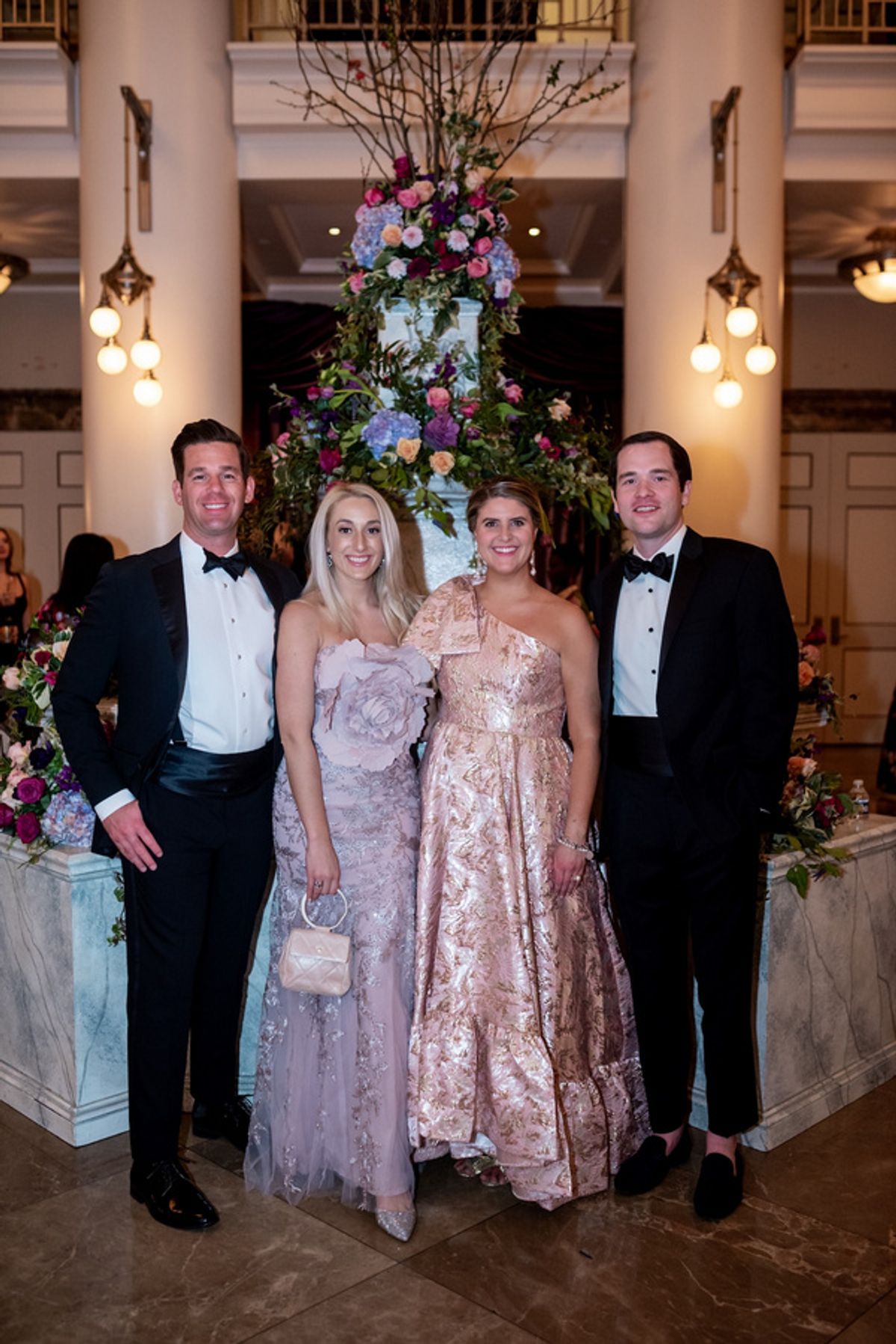 Left-Right: Ballet Ball Late Party Chairs: Jeremy Hunziker, Sara Puryear Hunziker, Mary Elizabeth Colton and Ben Shankle.  at 