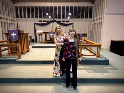 Randa Rouweyha as Aurelia Raven and Madison Marie McIntosh and Mary James, n e Raven Photo
