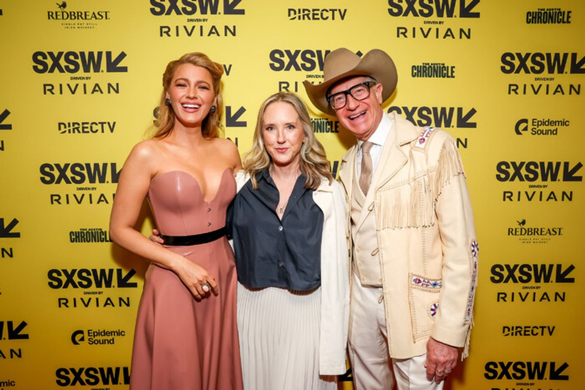 Blake Lively, Jen Salke and Paul Feig at 