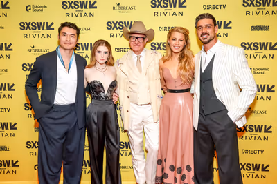 Henry Golding, Anna Kendrick, Paul Feig, Blake Lively and Michele Morrone Photo