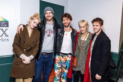 Gus Birney, Ephraim Birney, Connie Shulman, and guests Photo
