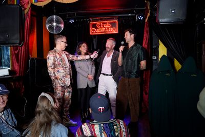Alan Cumming, Dolores Catania, Lord Ivar Mountbatten, Dylan Efron Photo