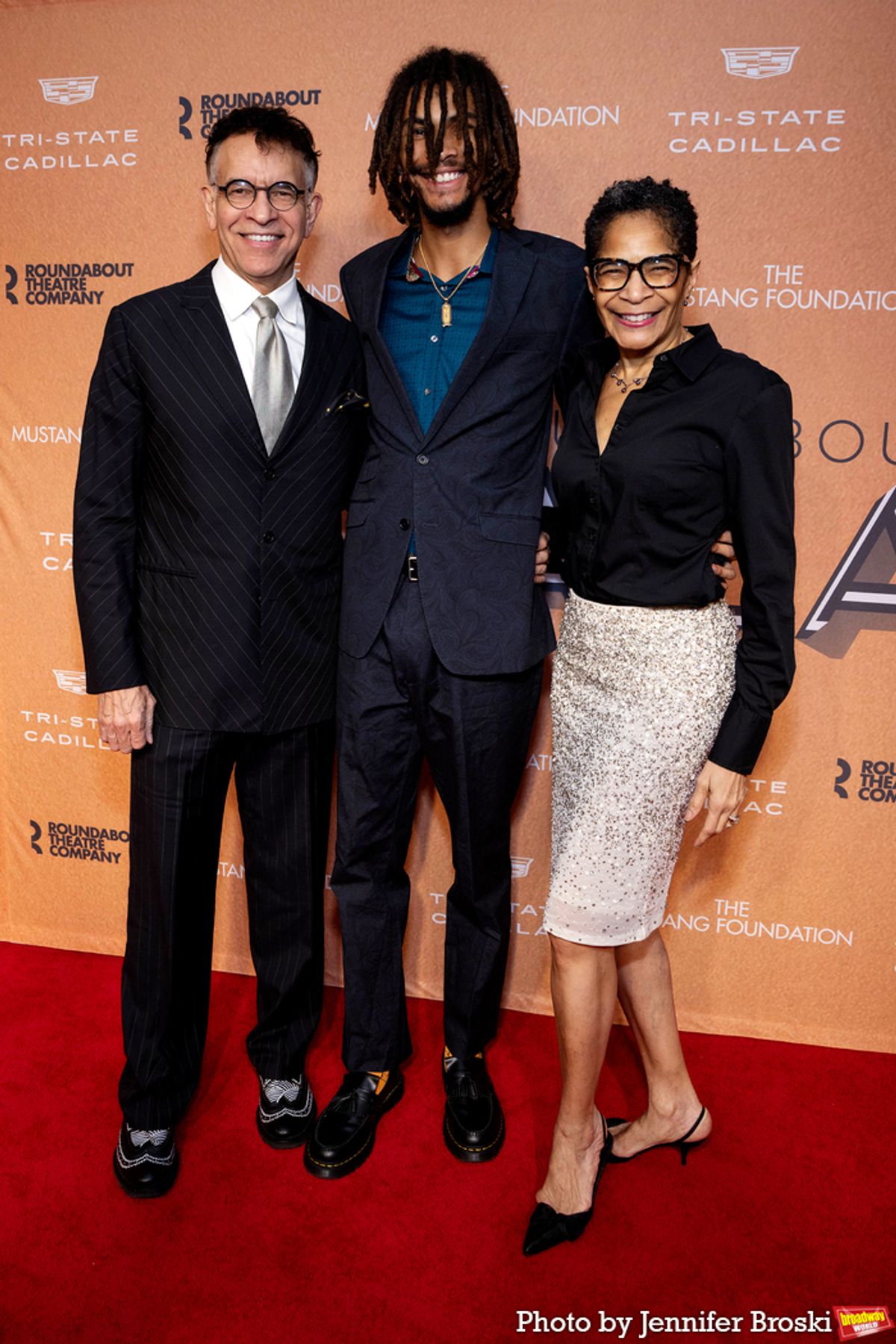 Brian Stokes Mitchell, Ellington Stokes Mitchell, Allyson Tucker at 