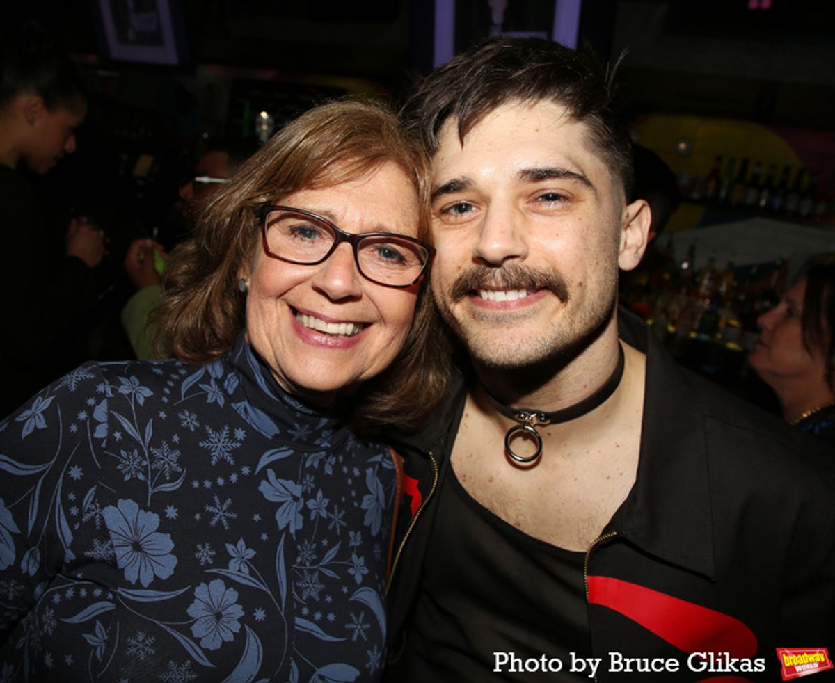 Andy Mientus and his Mom at 