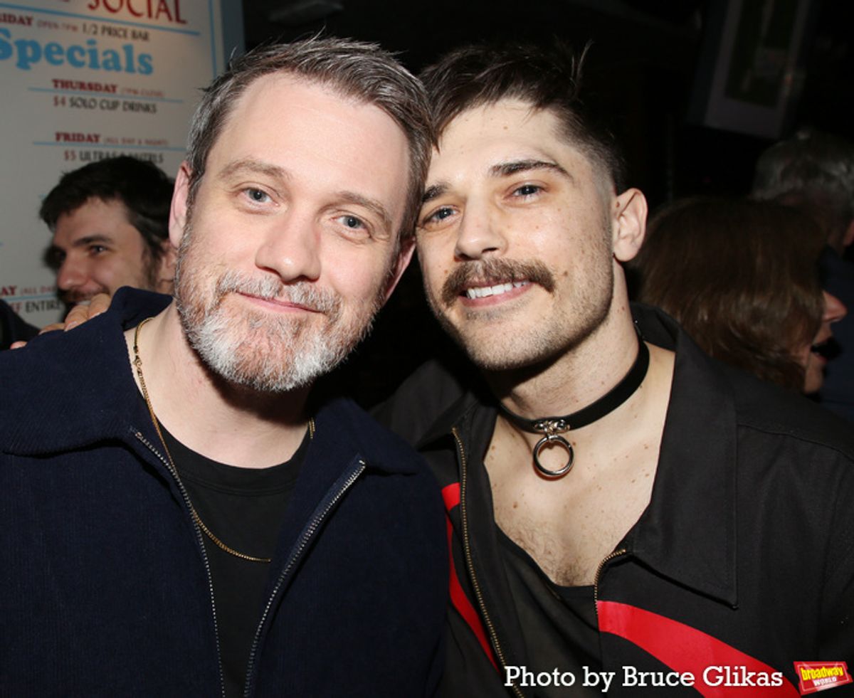 Michael Arden and Andy Mientus at 