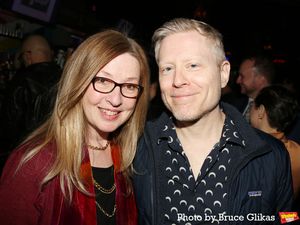 Victoria Leacock Hoffman and Anthony Rapp @ BroadwayWorld Victoria Leacock Hoffman and Anthony Rapp Photo