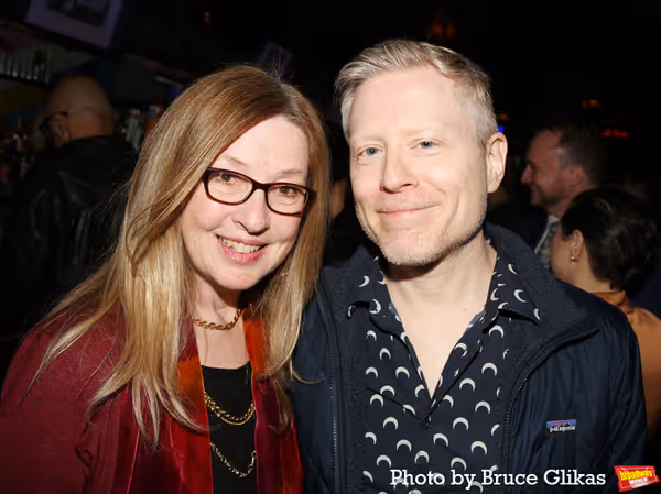 Victoria Leacock Hoffman and Anthony Rapp Photo