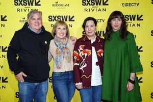 (L-R) Robert King, Michelle King, Liz Glotzer, and Jennifer Cacicio Photo