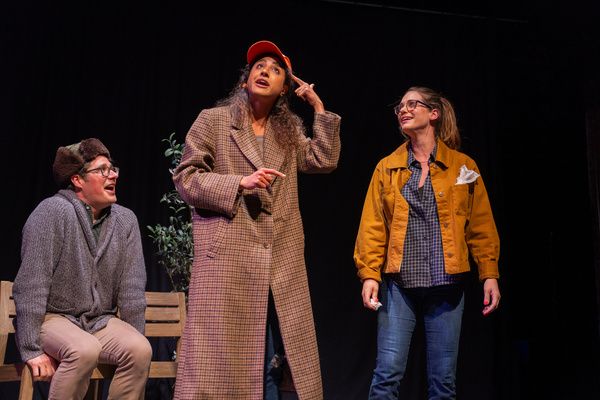 Rich Sommer, Vella Lovell, and Lyndsy Fonseca. Photo credit Makela Yepez. Photo