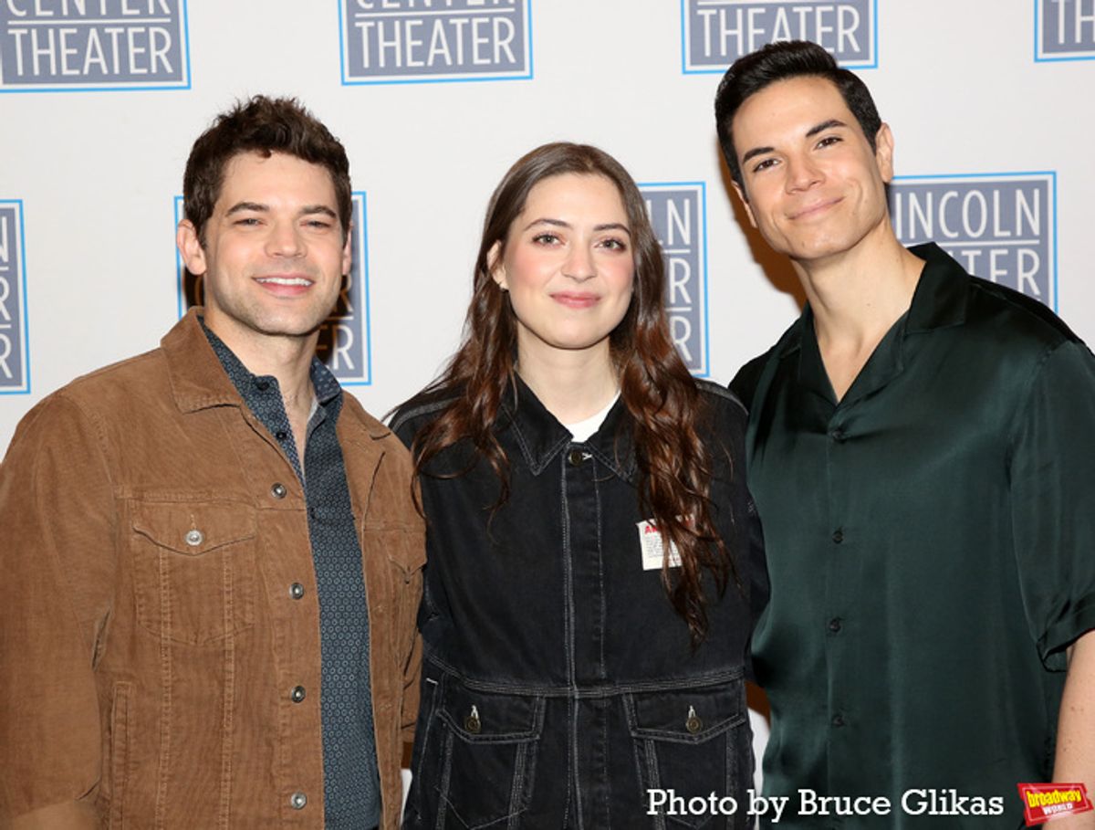 Jeremy Jordan, Lizzy McAlpine and Jason Gotay at 